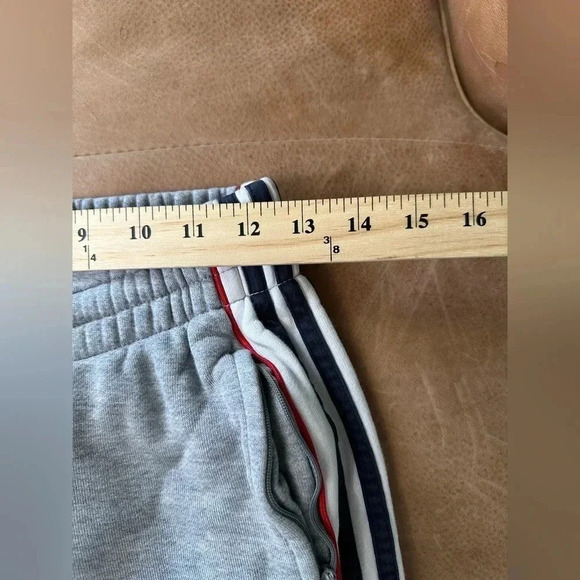 Adidas Thick Light Gray Women’s Joggers RWB Stripes Size Small - Picture 7 of 11